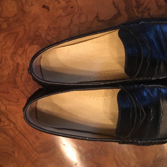 Cole Haan Trillby Croc-Print Driver Loafer - Picture 9 of 11